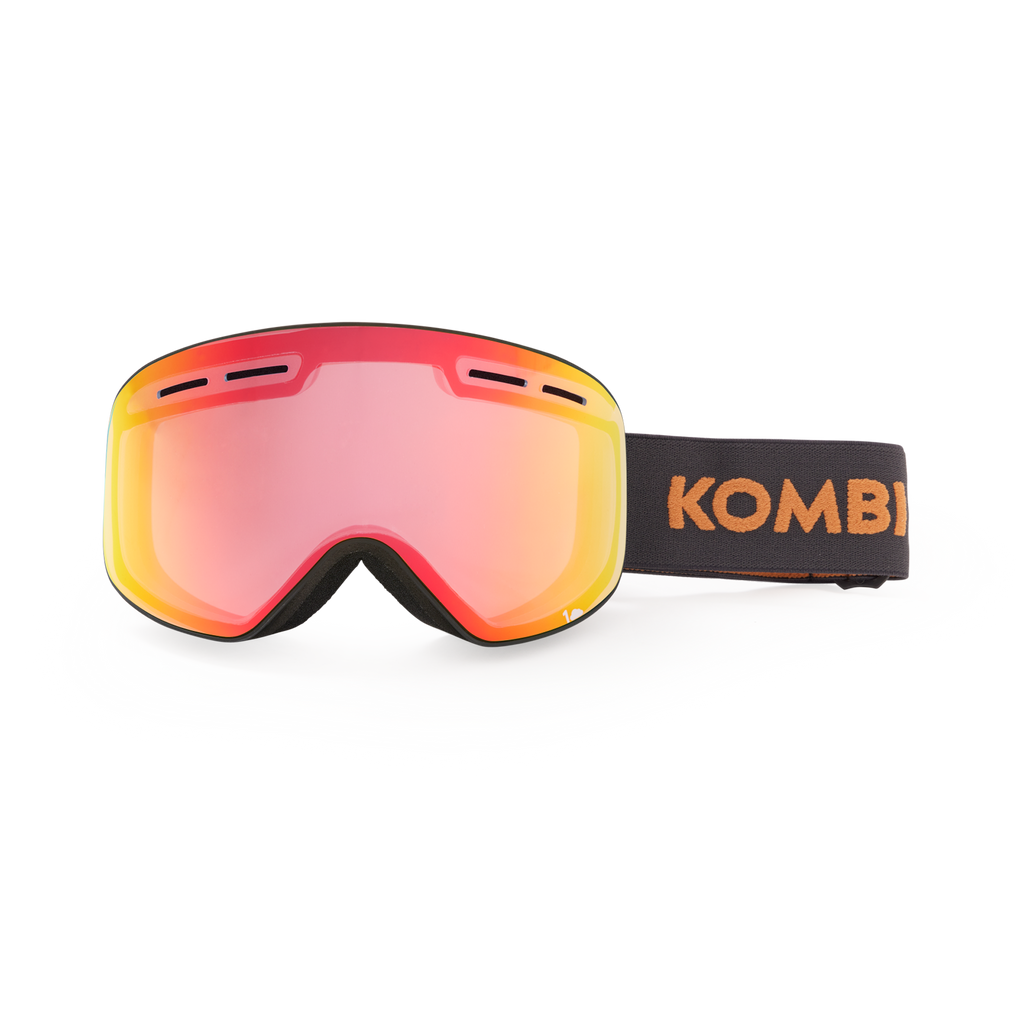 Sun and top ski goggles