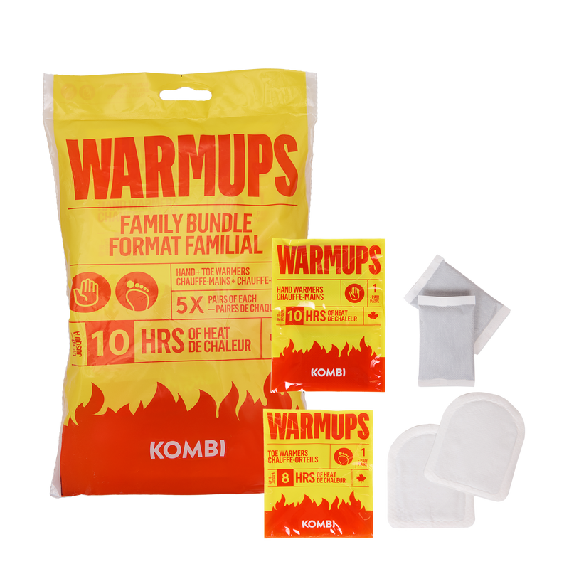 Paquet de Chauffe-mains + pieds - 5 paires de chaque Paquet de Chauffe-mains + pieds - 5 paires de chaque