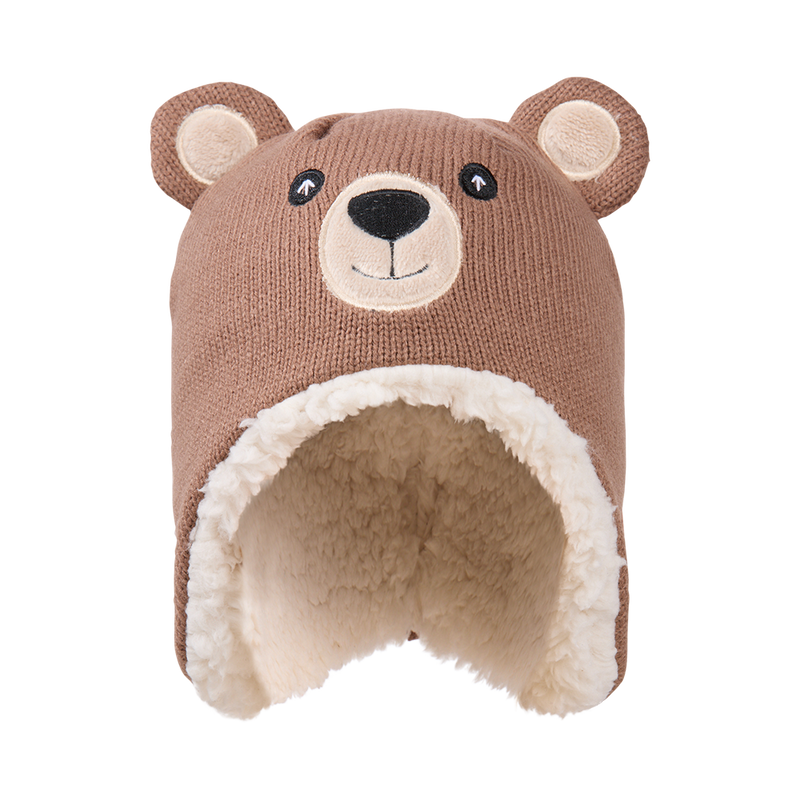 Tuque Faux Shearling Animal - Bébés Tuque Faux Shearling Animal - Bébés