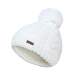 Tuque Bunny Hill – Tricot torsadé doublé en molleton pour juniors