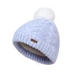 Tuque Bunny Hill – Tricot torsadé doublé en molleton pour juniors