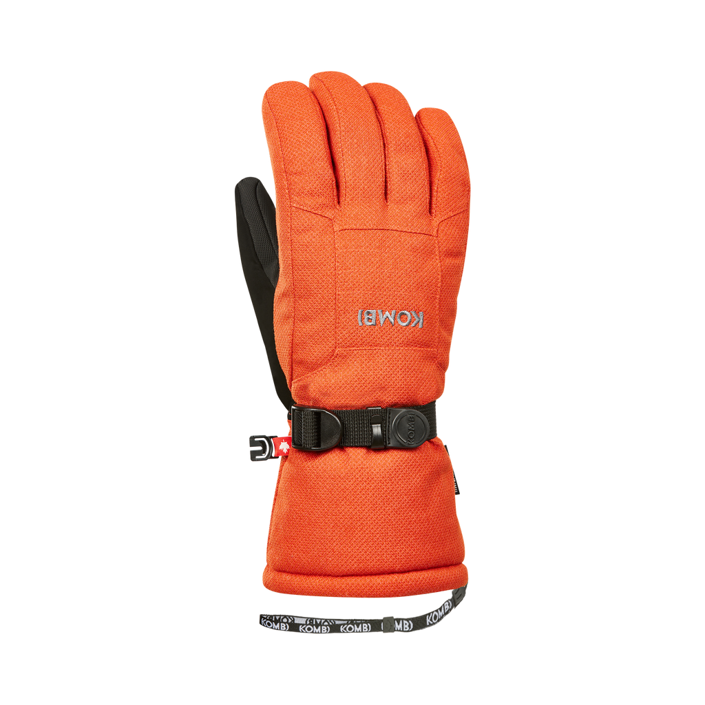 Mens orange best sale ski gloves
