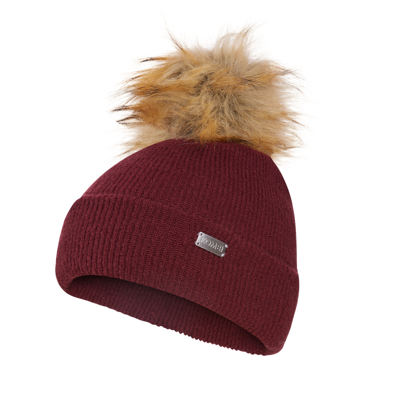 Tuque Chic à pompon en fausse fourrure - Femmes Tuque Chic à pompon en fausse fourrure - Femmes