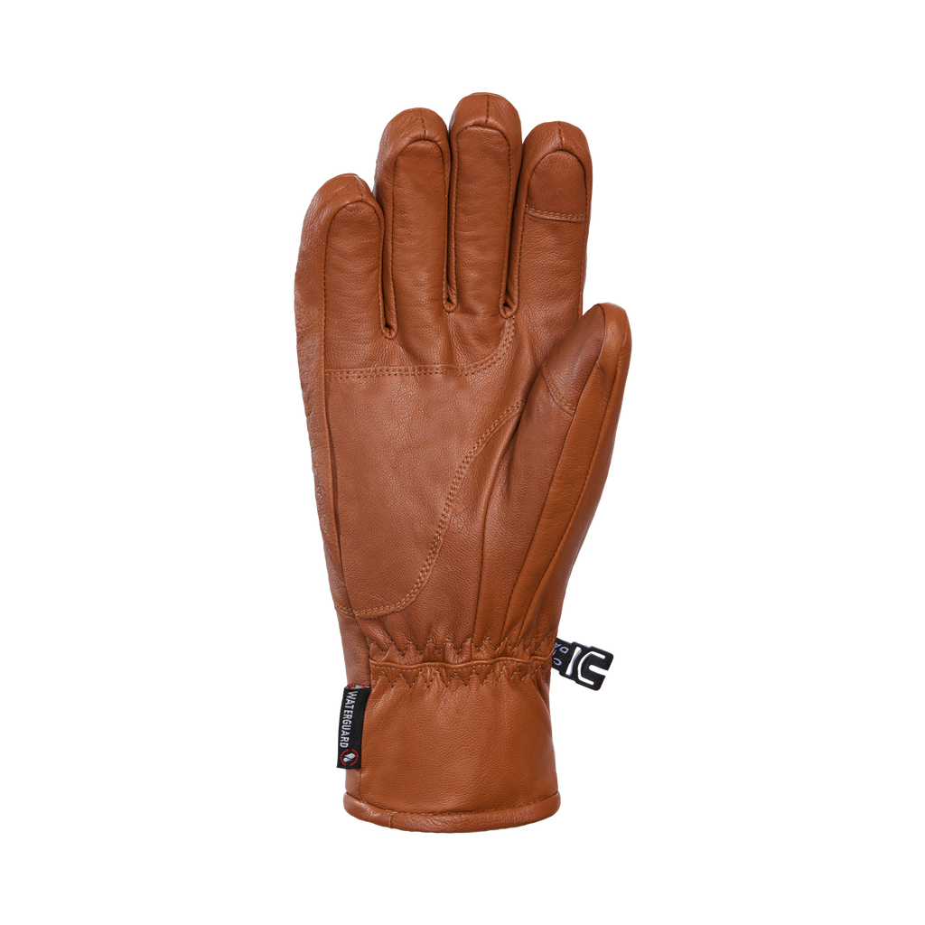 Ladies light best sale tan leather gloves