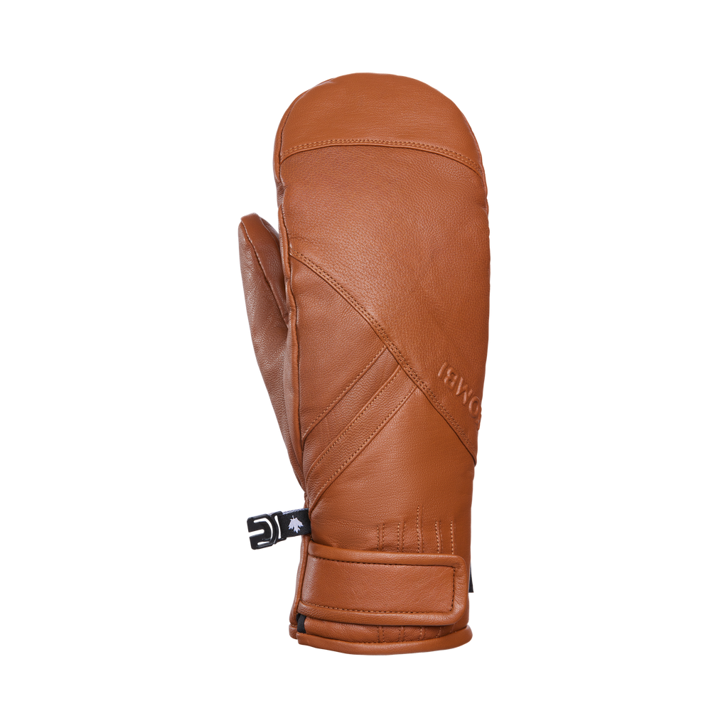 Womens brown ski mittens deals