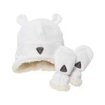 Ensemble tuque et mitaines en molleton Sherpa - Bébés