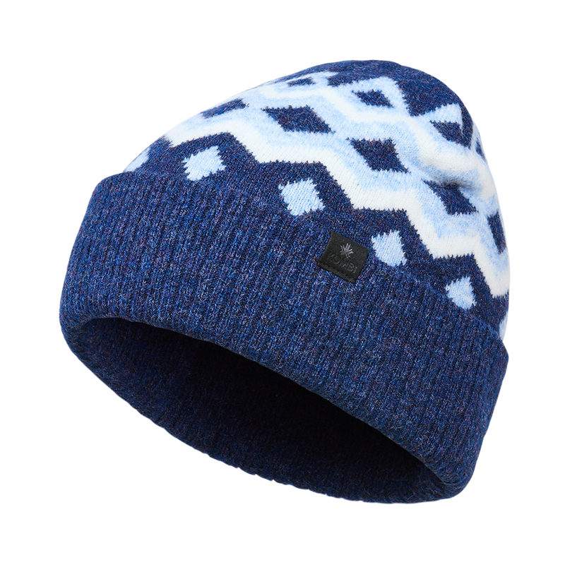 Charlotte Beanie – Patterned Double Knit