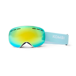 Lunettes de ski Storm - Verre miroir gris & or pour forte luminosité - Unisexe