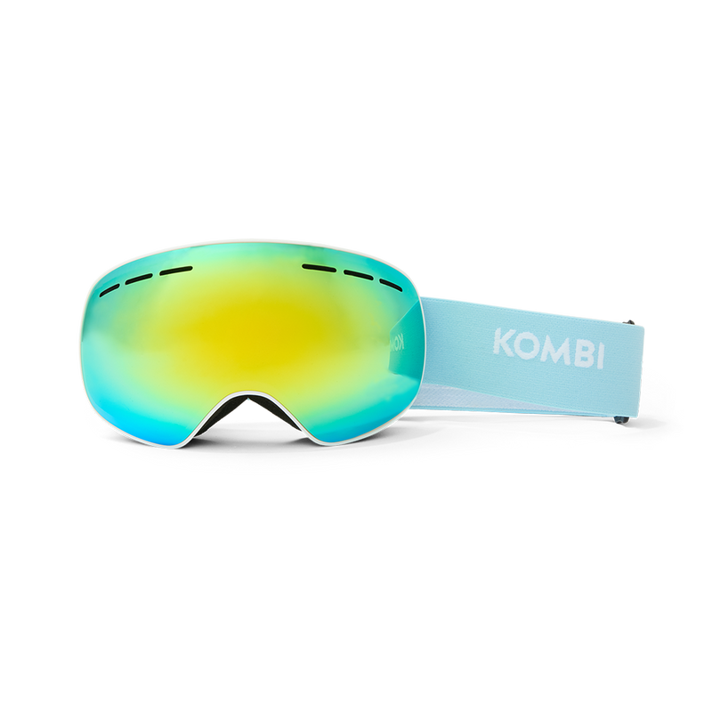 Lunettes de ski Kombi Storm – Verre miroir gris-or – Adulte