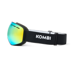 Lunettes de ski Storm - Verre miroir gris & or pour forte luminosité - Unisexe