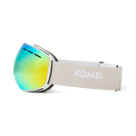 Lunettes de ski Storm - Verre miroir gris & or pour forte luminosité - Unisexe