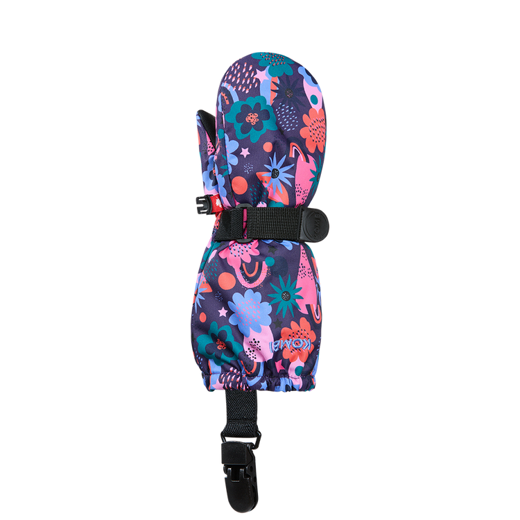 Crazy Cariboo Mittens with clips - Children