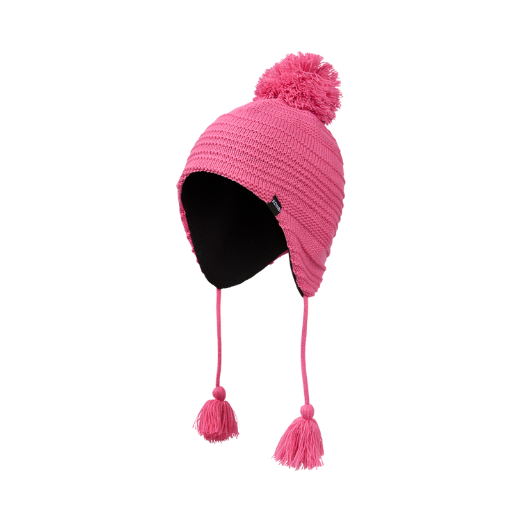 Tuque hivernale avec pompon réfléchissant – Enfants