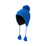 Reflective Pompom Winter Hat – Fleece-Lined – Children