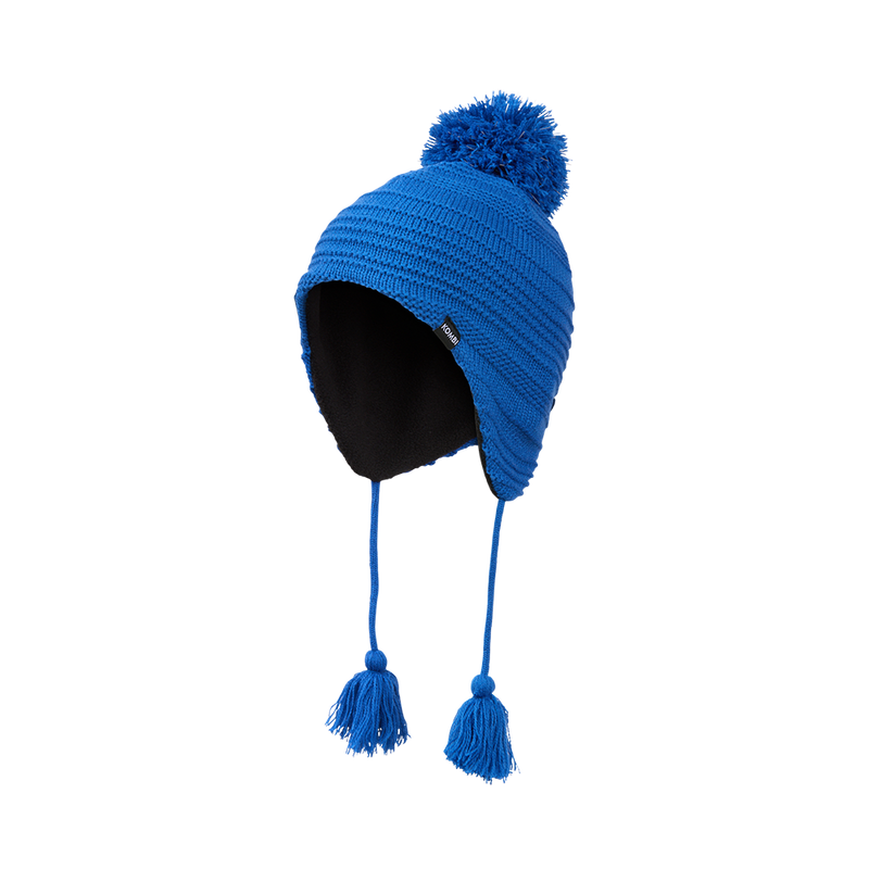 Tuque hivernale avec pompon réfléchissant – Enfants