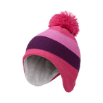 Tuque pour enfants Saturne avec pompon – Doublée en fausse fourrure