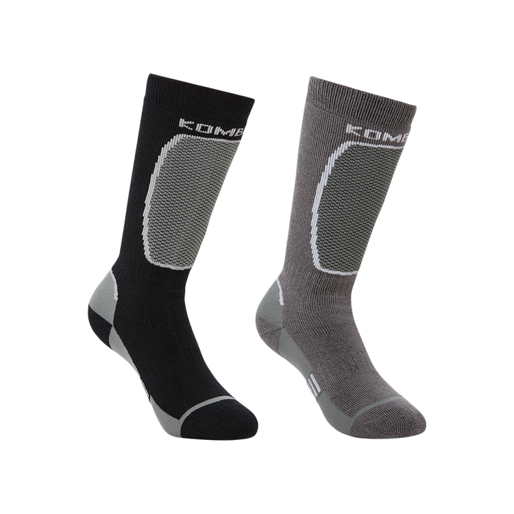 The Brave Midweight Ski Socks Twin Pack- Children