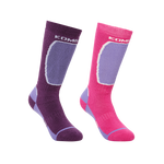 The Brave Midweight Ski Socks Twin Pack- Children