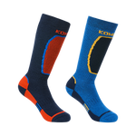 The Brave Midweight Ski Socks Twin Pack- Children