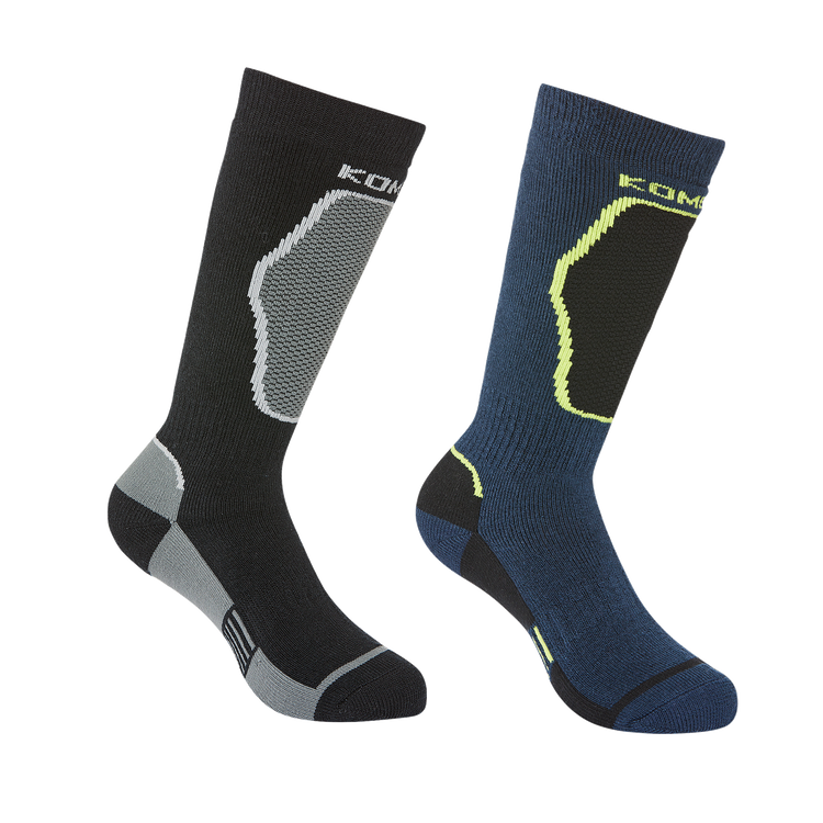 The Brave Midweight Ski Socks Twin Pack- Children