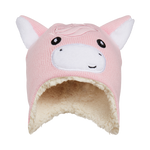 Faux Shearling Animal Hat - Infants