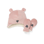 Ensemble tuque et mitaines en molleton faux shearling - Bébés