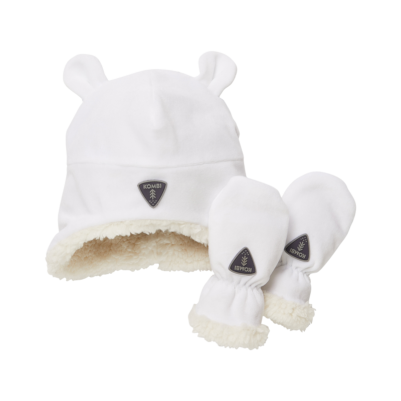 Faux Shearling Toque and Mittens Fleece Set - Infants