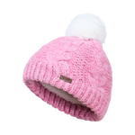 Tuque Bunny Hill – Tricot torsadé doublé en molleton pour juniors