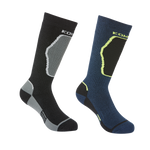 The Brave Midweight Ski Socks Twin Pack- Junior