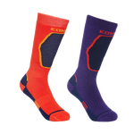 The Brave Midweight Ski Socks Twin Pack- Junior