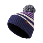 Zermatt Beanie – Fleece-Lined Striped Hat for Juniors
