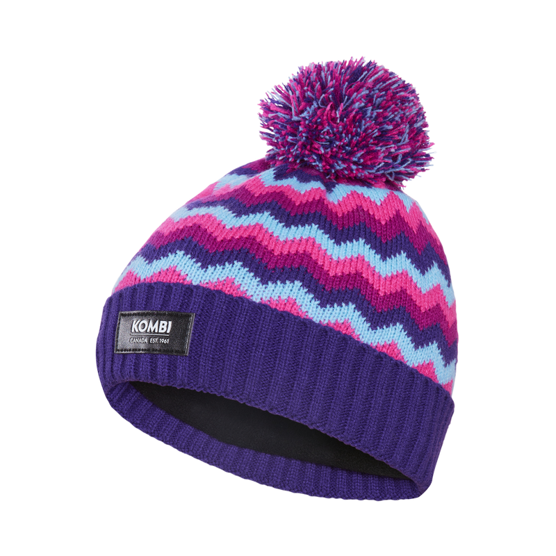 Zig Zag Jacquard Toque - Juniors