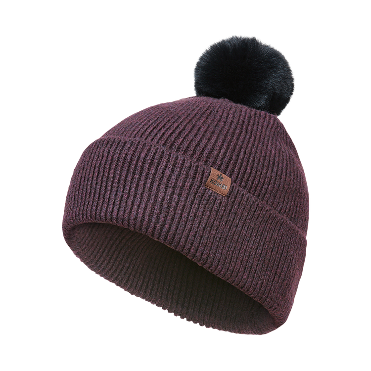 Ginny Women’s Beanie with Faux Fur Pompom