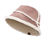 Monique Reversible Bucket Hat – Faux Shearling