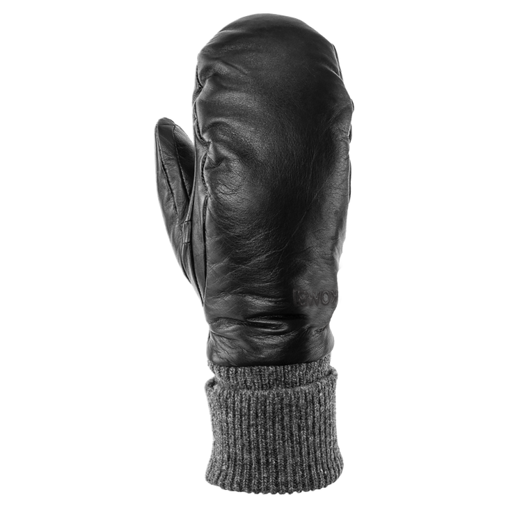 Rolly Leather Mittens - Women