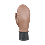 Rolly Leather Mittens - Women