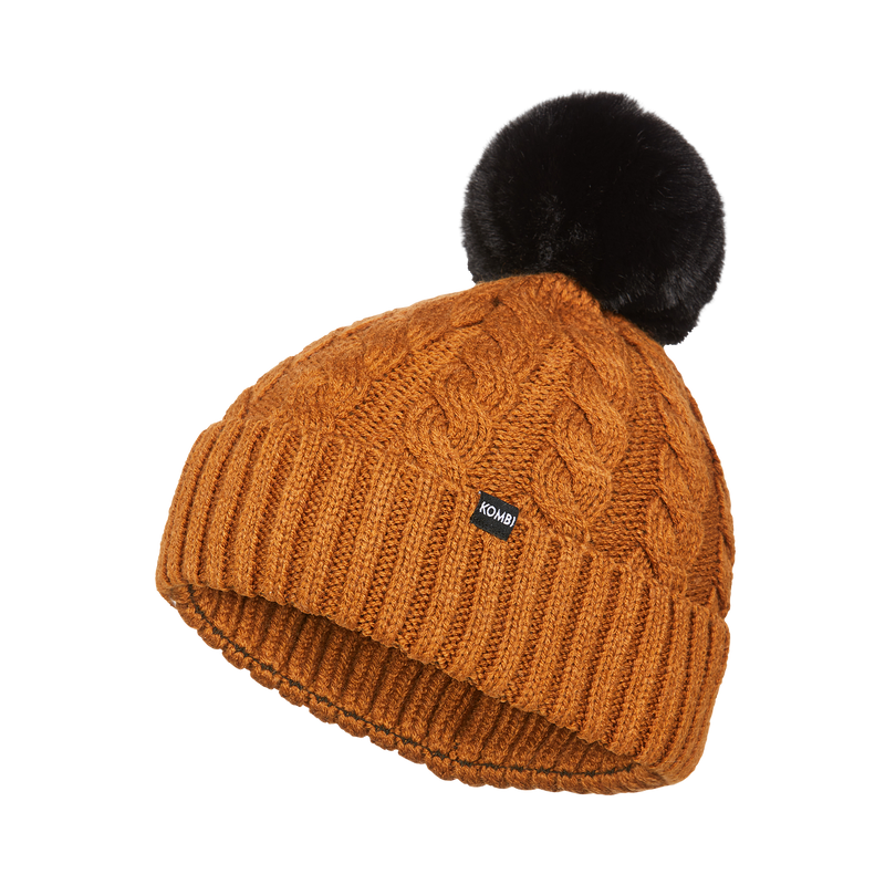 Tuque Braidy en laine mérino à pompon - Femmes