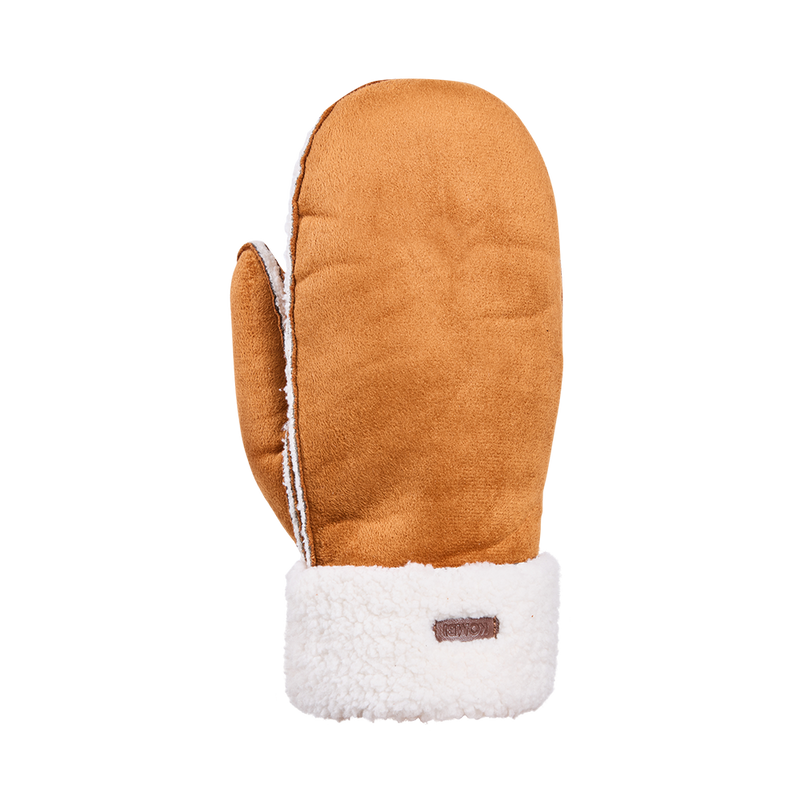 Women’s Faux Suede Mittens – Tundra