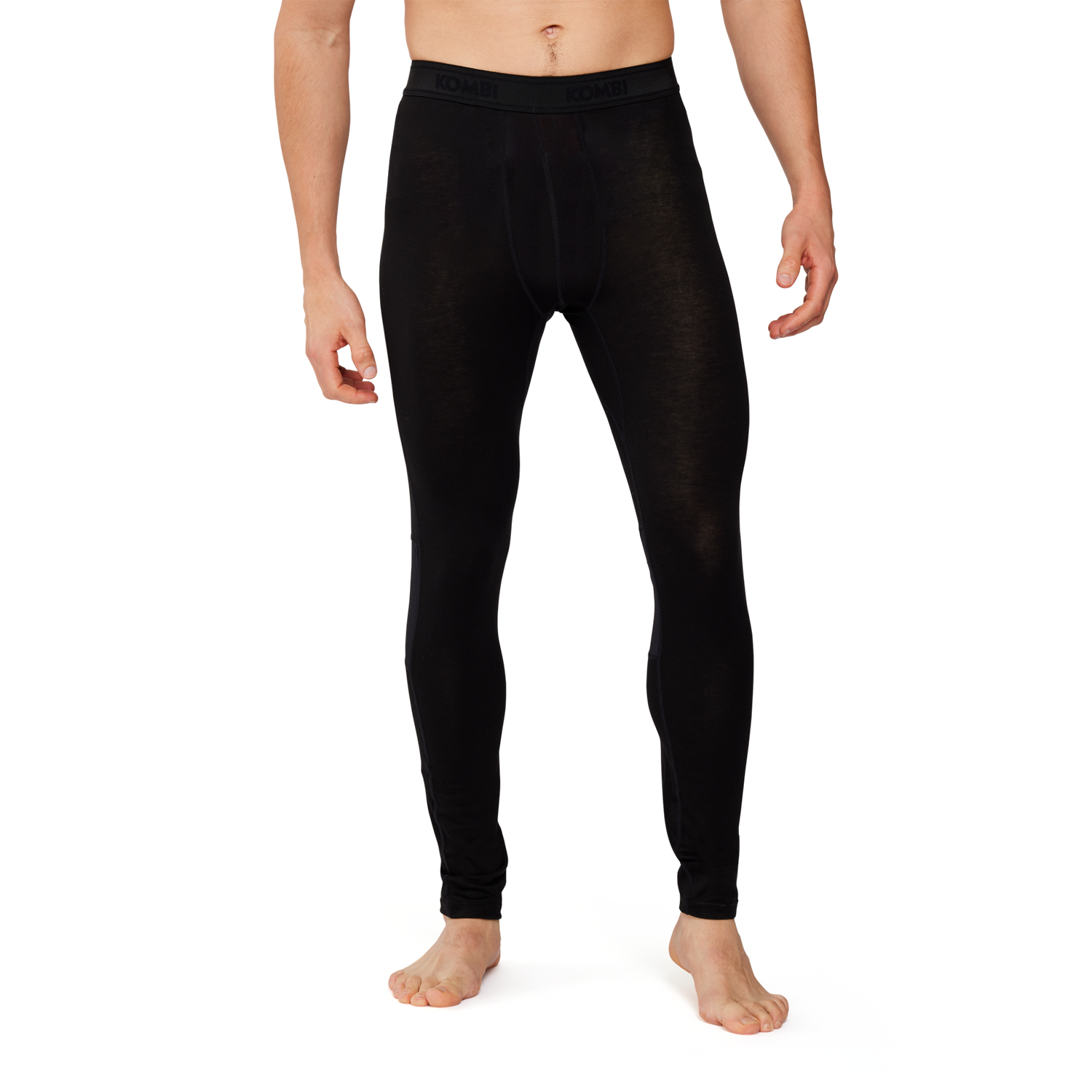 2 Packs Thermal Pants with Fly Base Layer David Archy Fleece Lined Long  Johns Thermal Leggings