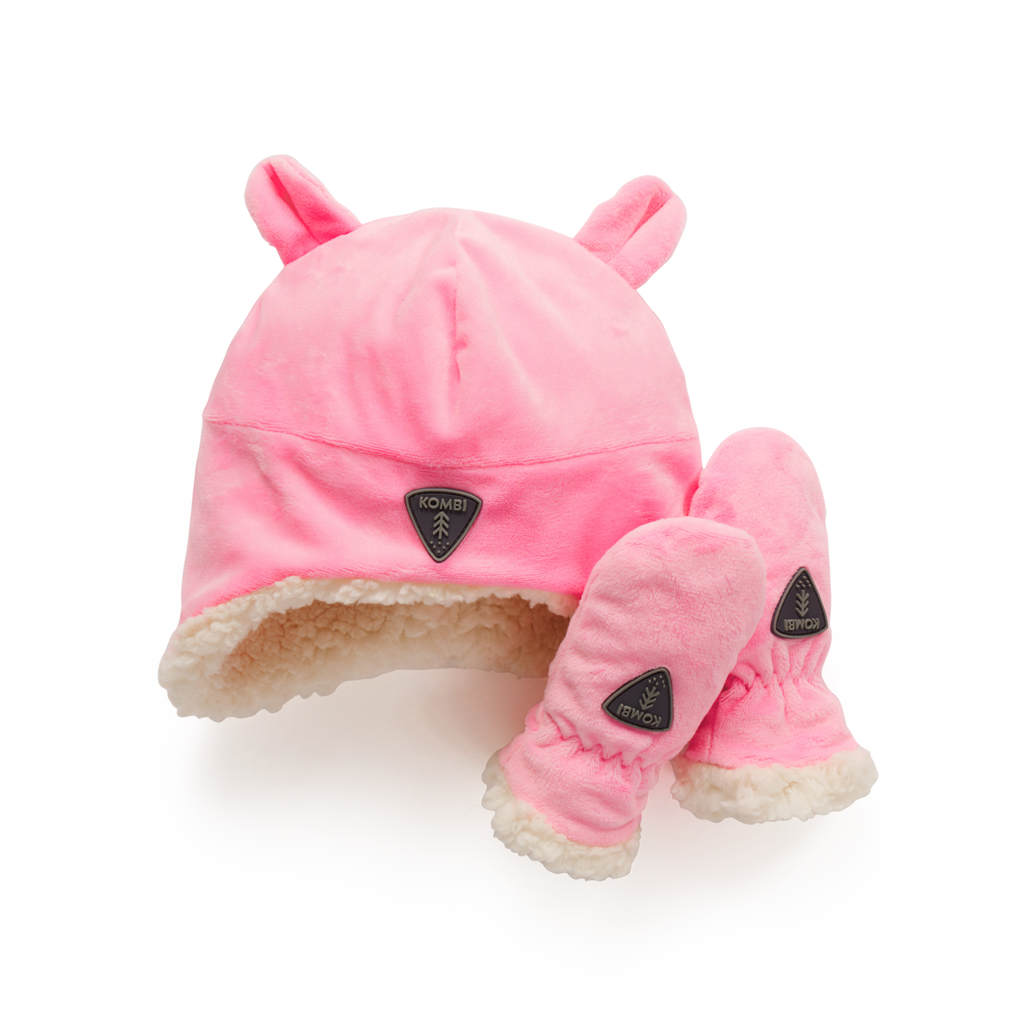 Infant fleece hat and mittens deals